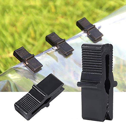 Atyhao 200 Stück Gewächshausfilmclip Befestigungsklemme Gewächshauszubehör zum Netzen von Kunststofffoliengewächshauszubehör