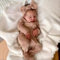 Scnbom 20zoll 50cm Reborn Babys silikon Madchen wie echtes Puppen lebensecht babypuppen Toddler