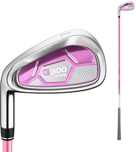 Damen-Golf-Einzelschläger, Linkshänder-Golfeisen, Schaft aus Edelstahl/Graphit, Design mit niedrigem Schwerpunkt, breite Schlagfläche, for Anfänger (Size : Carbon)