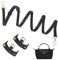 Schultergurt für Longchamp Tasche Damen Original,Kein Punsch Schwarz Taschengurte Zum Wechseln,Lederriemen mit Verschluss Straps für Longchamp Mini Bag,Schulterriemen (Breite des Schultergurtes 1,2cm)