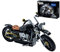 TAIKONLAB Vintage Motorrad Baustein spielzeugset, sammelbares schweres Motorcycle Klemmbausteine modell Kit, Geschenk für Kinder und Erwachsene (445 Teile)