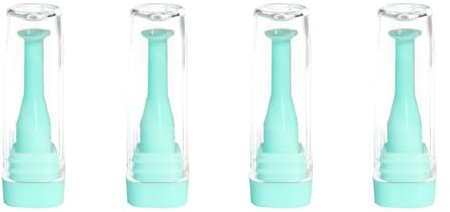 4 Pezzi Ventosa per Lenti a Contatto Morbide, Applicatore Lenti a Contatto Rigide, Ventosa per Lenti a Contatto Morbide, Compatibile con Lenti Rigide e Morbide, Include Custodia Portatile (Verde)