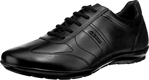 Geox Herren U Symbol Oxfords, Schwarz, 41.5 EU