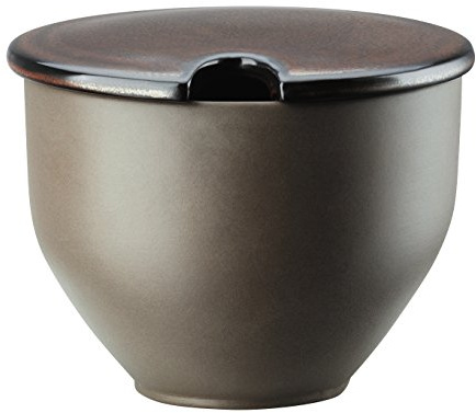 Rosenthal Junto Bronze Zuckerdose mit Einschnitt 0,28 l