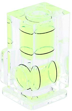 Moonyeu Blitzschuh Wasserwaage, Kunststoff Zweidimensionale kleine Blitzschuh Schutzhülle Wasserwaage für universelle Spiegelreflexkameras