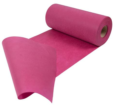 Sensalux Tischläufer, Tischband, stoffähnliches Vlies, Standard 100 by Oeko-TEX® - Klasse I Zertifiziert, 30cm x 25m, Beere