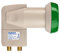 HUMAX Green Power Twin-LNB, 2 Teilnehmer, Satelliten universal LNB, Stromsparend, 2-Fach, LTE-Filter, Wetterschutzgehäuse, vergoldete F-Buchsen, digitales Fernsehen in HD, Full HD, 4K UHD