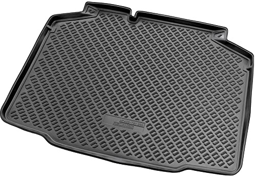 Recambo Alfombrilla de goma para maletero de calidad prémium apta para Skoda Kamiq | suelo estándar | a partir de 2019 | ajuste perfecto con borde