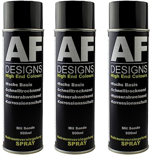 Alex Flittner Designs Hohlraumversiegelung Konservierung Wachs + SONDE 3X 500ml transparent