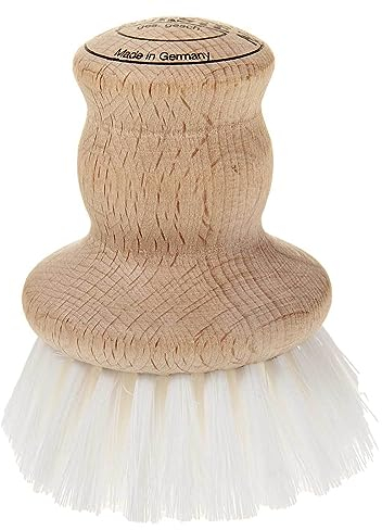 SIDCO Pilzbürste Champignonbürste Kartoffelbürste Gemüsebürste Küchenbürste Holz