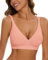 WOWENY Comfit Soutien Gorge sans Armature pour Femme - Brassiere Classiques Decollete Plongeant- Soutien-Gorge Push Up rembourré - Bralette Douce et Confortable Sexy Rose XL