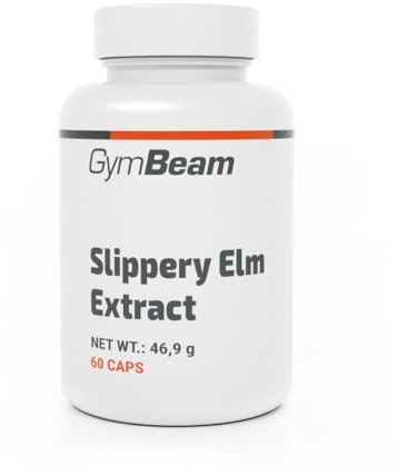 GymBeam Estratto di Olmo Rosso 4:1, Olmo Rosso per Digestione, 375mg per Capsula, Integratore Alimentare Vegano, Privo di OGM, Facile Assunzione, 1500mg Corteccia, 60 cps