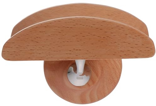 TEHAUX Support Mural pour Casque Audio en Bois Massif Naturel Rack sans Perçage Support pour Écouteurs Rangement Mural Robuste et Résistant à L’Humidité Présentoir Pratique pour