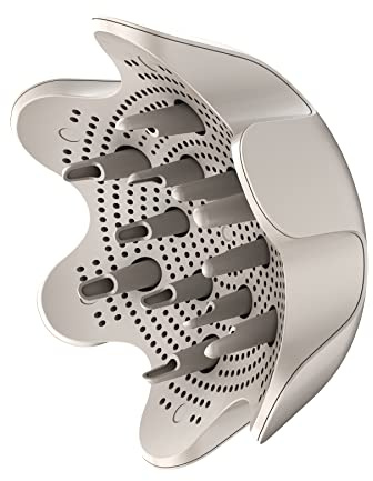 Shark XSKHD4DA FlexStyle Curl-Defining Diffuser, Attachment for Shark FlexStyle Blow Dryers, Styling Tool for Wavy, Curly, and Coily Hair, Enhance Natural Curls, Extendable Prongs, Stone