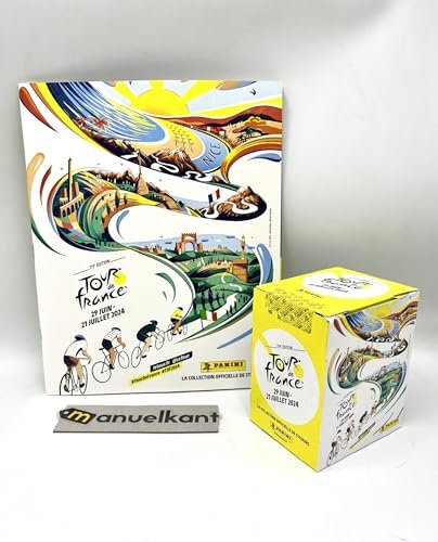 manuelkant Album figurine + Scatola box 36 bustine per la raccolta di TourDeFrance2024