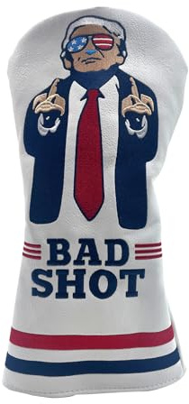 Funny Golf Head Covers Trump Bad Shot Driver Fairway Wood Putter Headcover