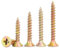 LanMaiXun 500g(about 1088pcs) M3×12mm Carbon steel Colored Zinc cross flat countersunk head Self-tapping screws，Fiber nails