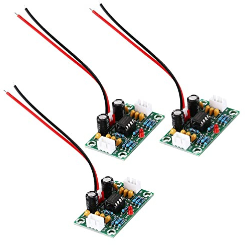 Gvvsjgdbis 3X mini förförstärkare Op Amp förstärkare dubbel kanal NE5532 förförstärkare tonskiva 5 gånger bred spänning 12-30V