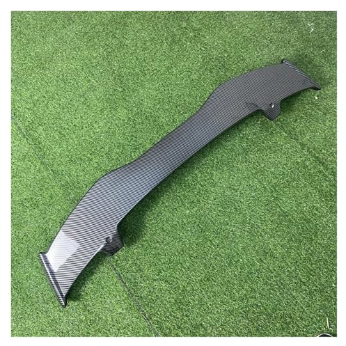 pour Clio 2 3 4 5 RS Spoiler Fibre Carbone Aileron Arrière ABS Kit Carrosserie Accessoires Aileron Coffre Arrière(Carbon Color)