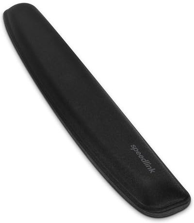 Speedlink SATEEN Wrist Rest – Ergonomische Tastatur Handgelenkauflage für Büro und Gaming – Handballenauflage mit Schaumstofffüllung, 53 x 3 x 10 cm, schwarz
