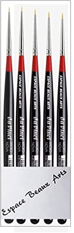 Da Vinci 1570 Serie170 Micro Nova- Aquarell-Pinsel-4er Set NOVA-Synthetik no, 5/0,10/0,15/0,20/0 Made in Germany