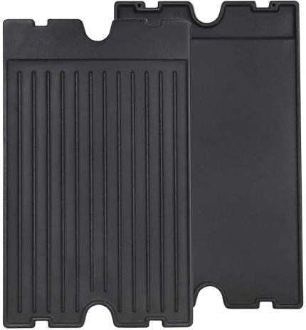 Criditpid 19.25” x 11.75” 2-in-1 Reversible Pre-Seasoned Cast Iron Cooking Griddle for Broil-Mate 746184 Grill, 11239 Flat Griddle Top Plate for Gas Stove/Charcoal/Electric/Propane/Gas Grill.