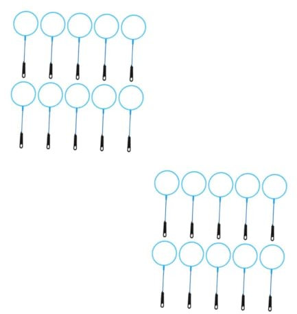 Toyvian 2 Ensembles Épuisette pour Aquarium Filet Portable pour Crevettes Accessoire pour Réservoirs Eau 30 Pièces * 2