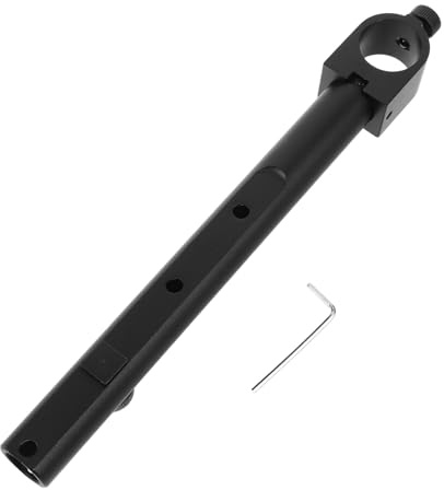 WEKADRIN Supporto per Schermo di Visualizzazione da Microscopio Industriale in Metallo da 25 MM Braccio per Stativo per Microscopio da Laboratorio Robusto e Compatto Accessorio per