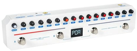 Digitala Gitarreffekter Bas Och Gitarr Multieffektpedal Med 40 Förinställningar Och 10 Förstärkarsimuleringar