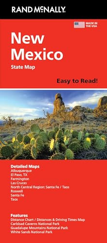 Rand McNally Easy to Read: New Mexico State Map