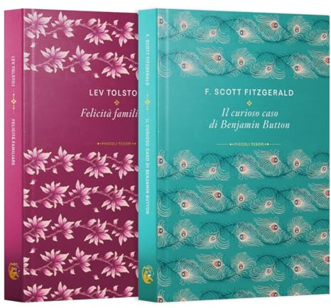 Collezione Piccoli tesori della letteratura Pack III. Contiene 2 libri: Il curioso caso di Benjamin Button e Felicità familiare