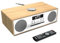 DAB+ Radio & CD Player | Compact Wooden Hi-Fi Music System | Bluetooth Digital Home Stereo | FM, 20 Presets, Dual Alarm, & Remote Control | AUX & USB Input | USB Charging | MAJORITY Oakington (Oak)