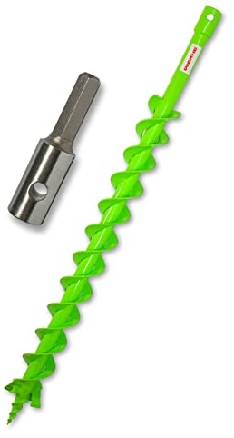 WERHE Broca profesional para taladro de 60 mm de pila de carburo de doble espiral bien precisa Hartmetall eco color pintura con adaptador Hex