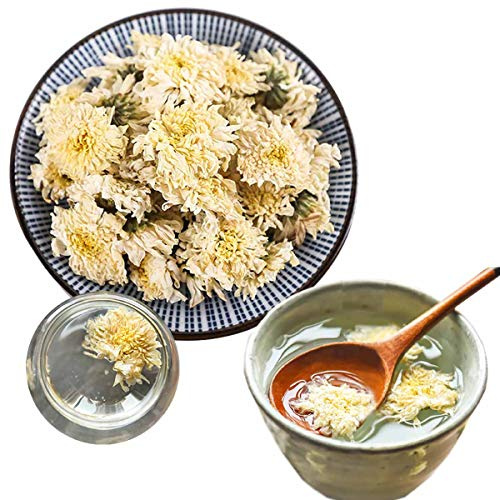 Té de hierbas chino Té de crisantemo blanco Nuevo té perfumado Cuidado de la salud Flores té de grado superior Comida verde saludable (250)