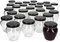 MamboCat 75er Set Marmeladengläser 212 ml I Deckel Schwarz I Twist-Off TO 63 I Einmachgläser I Obst, Antipasti, Konfitüre, Gelee & Co. I Einkochzubehör