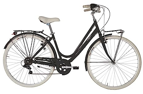 Alpina Bike Sharyn, Bicicleta para Mujer, Negro, 28
