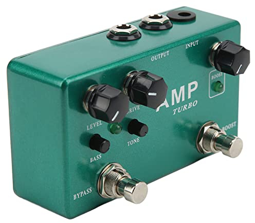 Gitarren Pedale Overdrive Boost Grün Metall Gitarre Pedal