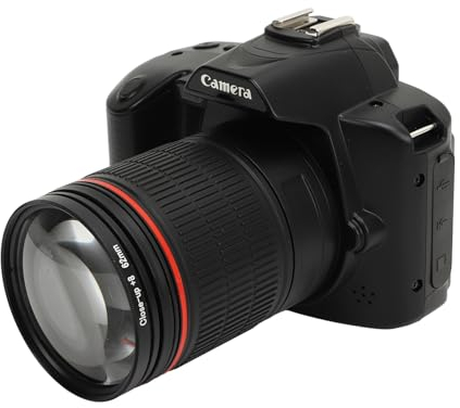 Cámaras Digitales para Fotografía, Cámara Vlogging 4K de 64 MP, Cámara Compacta para Estudiantes con Zoom Digital de 16X, Gran Angular de 120° con Pantalla a Color IPS de 3