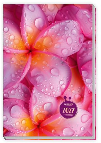 TRÖTSCH - Taschenkalender A6 Flowers 2027: Wochenkalender