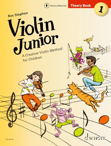Violin Junior: Theory Book 1: A Creative Violin Method for Children: Livre de théorie 1