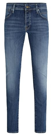 Jack & Jones Jjiglenn JJFOX 50SPS CB 036 - Jeans da Uomo Slim Fit Blu Denim, Blu Denim, 31 W/32 L