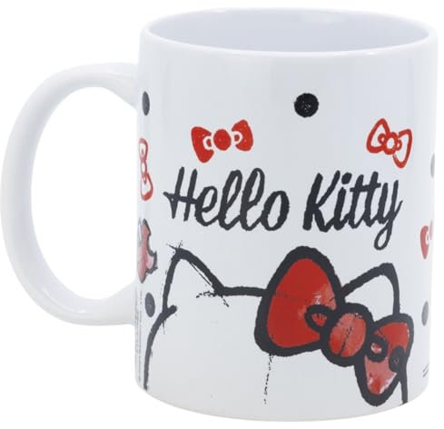 ms móvil shop Taza Cerámica Desayuno HELLO KITTY Capacidad 325ml Dibujo - CAJA REGALO | Producto Oficial