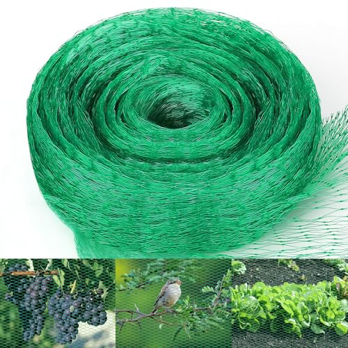 Rete Anti Uccelli Rete Anti Piccioni, 4 x 10 m Rete per Uccelli Protezione, Maglia Fine Rete per Piccioni, per Proteggere Piante, Ortaggi, Frutta, Fiori e Stagni da Uccelli, Animali e Parassiti