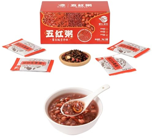 Bouillie De Céréales Mélangées À 5 Ingrédients, 525 G (7 Sachets Individuels), Cuisson Facile For Le Petit-déjeuner/déjeuner/collation Saine