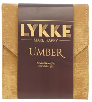 Lykke Driftwood 6 inch Crochet Hook Set (Umber Case)