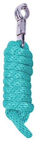 QHP Führstrick Anbindestrick Panikhaken 2 m (Türkis)
