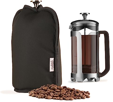 Muldale Cafetiere Cosy Warmer French Press Insulator 8 Cup - Perfect Heat Retention 25.5cm x 24.5cm