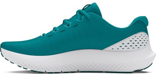 Under Armour men's Charged Surge 4 Sneaker, (300) Circuit Teal/Halo Gray/Hydro Teal, 10.5