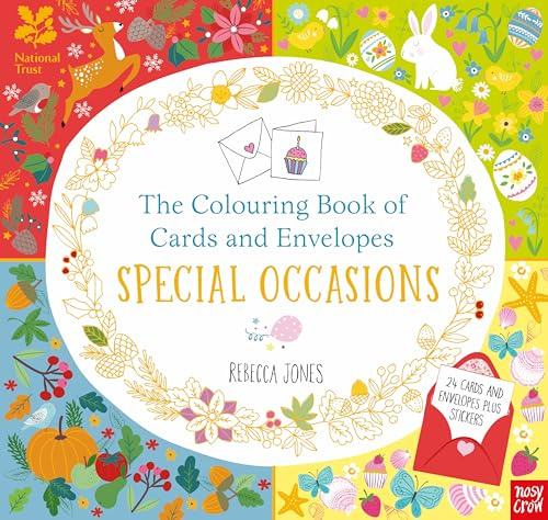 National Trust: The Colouring Book of Cards and Envelopes: Special Occasions (Colouring Cards and Envelopes Series)