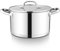20cm Kochtopf, Onader 3-Lagiger Boden Edelstahl Topf Induktion mit Glasdeckel, 3,7L Nudeltopf Suppentopf für alle Herdarten zum Kochen, Gesund & Spülmaschinenfest
